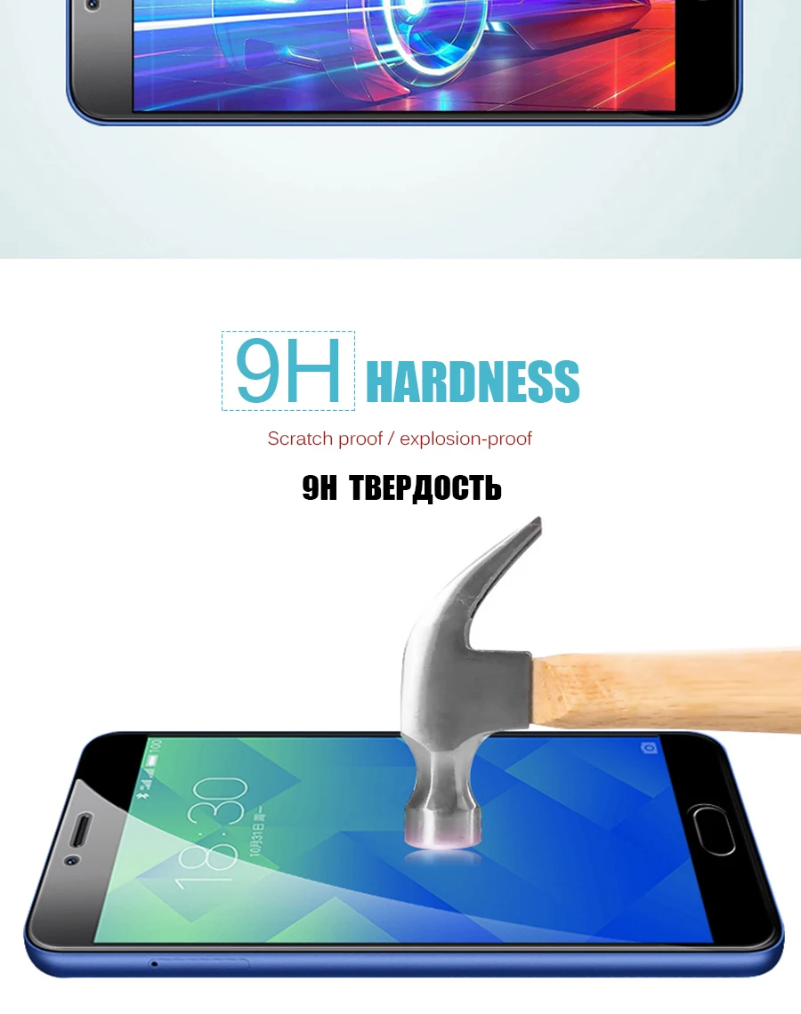 9D полностью закрывающая Защитная Стекло для Meizu M5 M6 M8 Примечание M5S M6S M6T X8 V8 Pro M8 Lite защита из закаленного стекла для экрана Защитная пленка чехол