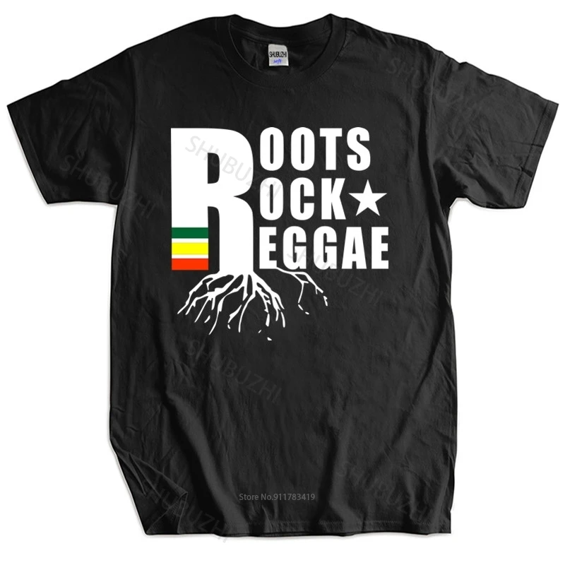 Мужская черная футболка AFRICA Power с принтом Rasta Reggae Music Logo мужские футболки модная