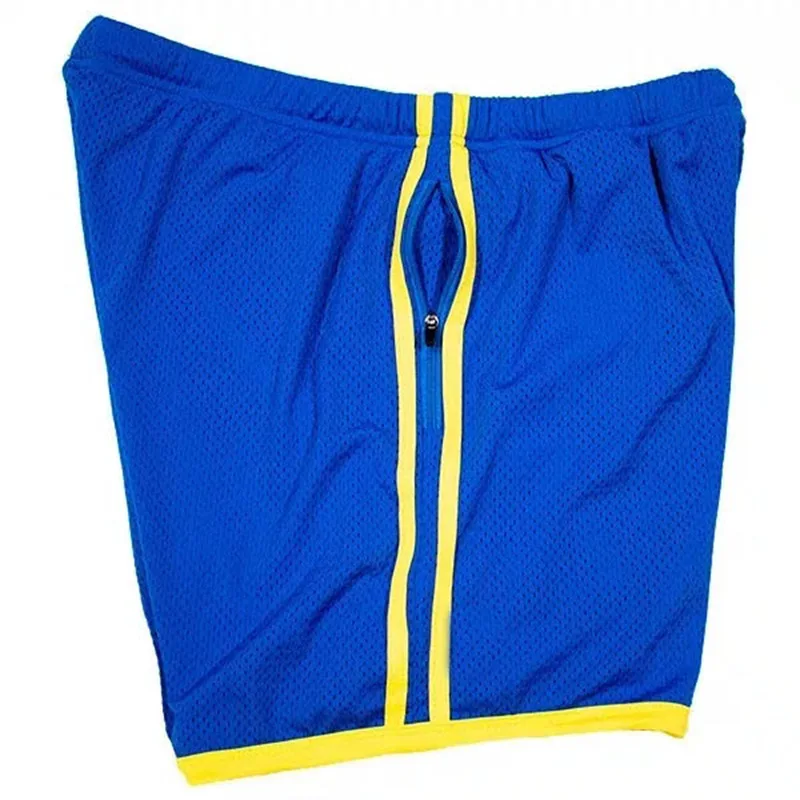 New Mens Slim Brand Shorts Mesh quick-dryingFitness Bodybuilding Fashion Casual Gyms Jogger Workout Beach Short pants Sportswear