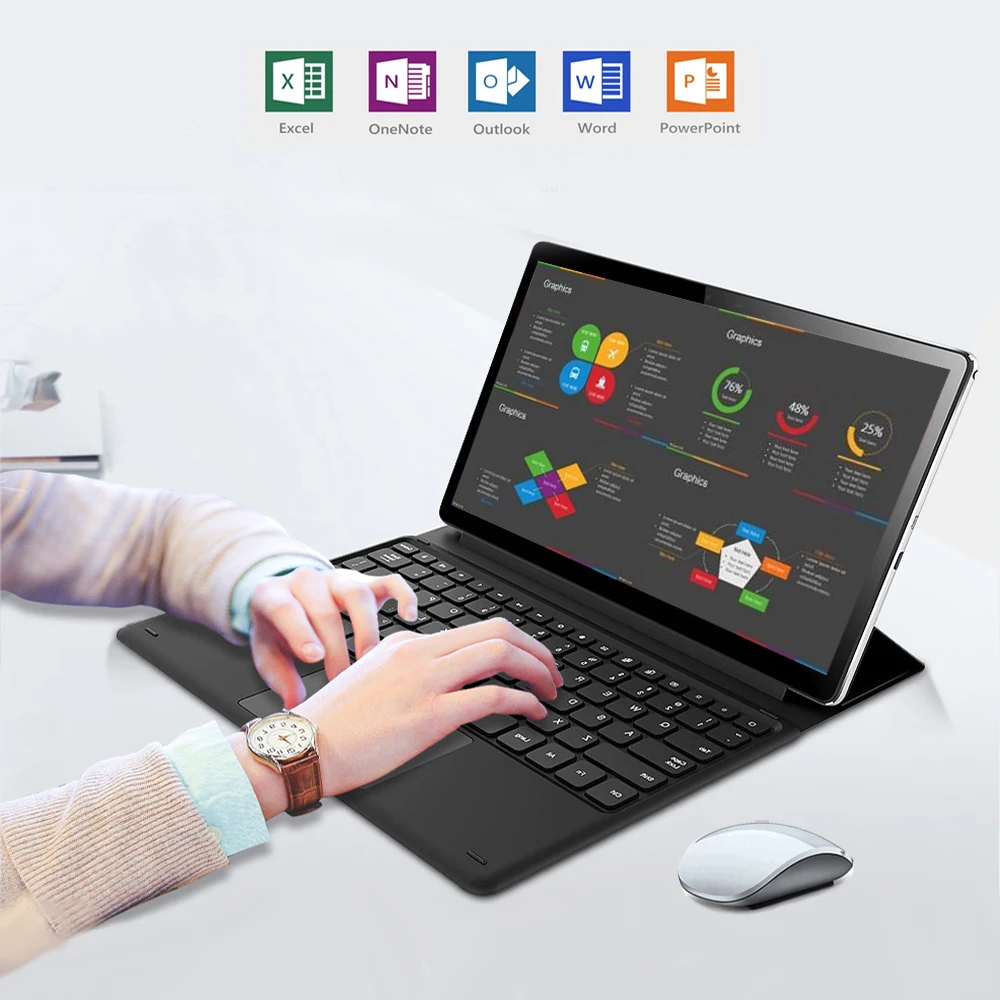 Preise 11,6 zoll Zeichnung Tablet Laptop 4G LTE Android Tablet 2 in 1 Tablet Mit Tastatur MT6797 sim karte Metall tablet mit gps wifi