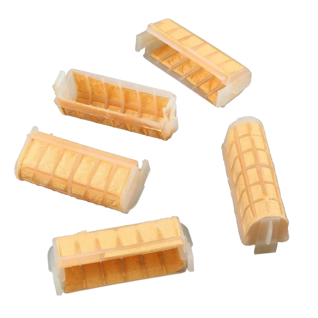 STIHL Chainsaw Air Filter Replacement Part Fits MS250 MS230 MS210 023 025 250 230 210, 5 Pack, Yellow, 9x3x4cm