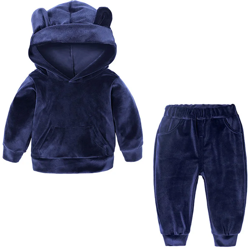 baby boy velour tracksuit