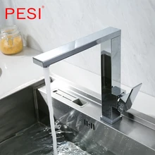 Kitchen Faucet Chrome Brass 360 Rotate Mixer Faucet for Kitchen Single Handle Hot and Cold Kitchen Sink Faucets Mixer Tap .