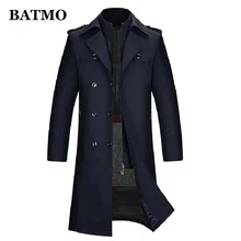 BATMO Новое поступление; сезон осень-зима; уплотненный плащ для мужчин, мужской длинный плащ, плюс-размер M-4XL 1956