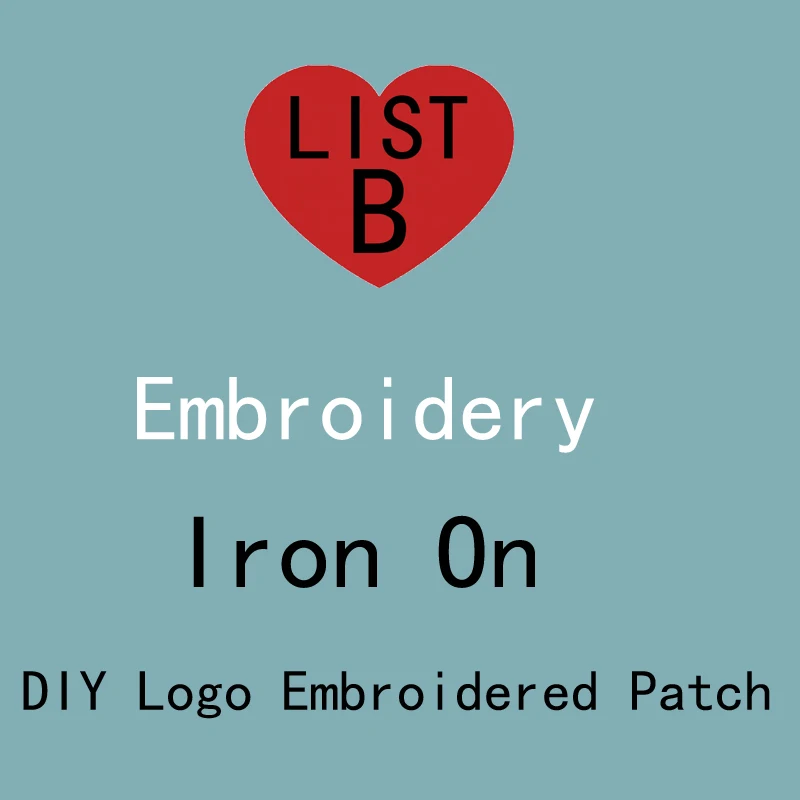 Clothes Stickers Iron On Embroidered Patches For Clothing Logo Trend Fashion Accessories DIY Parches | Дом и сад