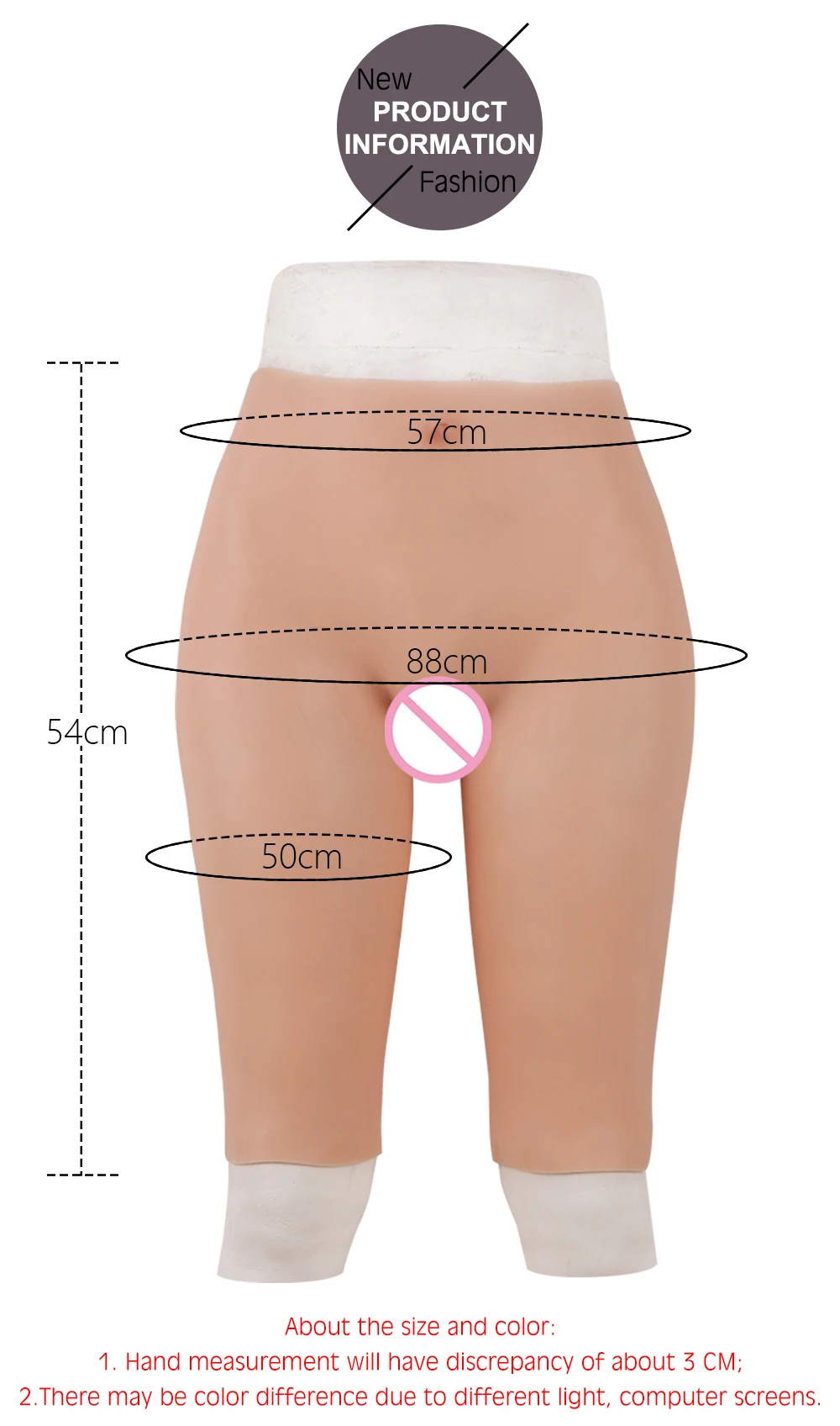 EYUNG fake vagina panty for crossdresser drag queen Hip Butt Lifter Push Up Enhancer fake pussy Real Vagina Underwear Pants (4)