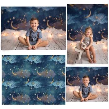 

Vinyl Photography Backdrops Newborn Boy or Girl Bokeh Photographic Background Baby Shower Decorations Photocall Background Props