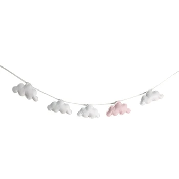 

Baby Rattles Soft Cloud Pendant Children Room Tents Hanging Ornaments Props Crib Mobile Baby Products Newborn Toys
