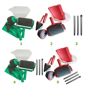 

8pcs/Set Paint Roller Pro Brush Set Paint Runner Paint Runner Roller Wall Painting for Home Building Painting Brush Tool