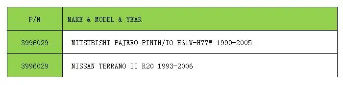 Propshaft U-JOINT For MITSUBISHI PAJERO PININ IO H61W-H77W 99-05 & NISSAN TERRANO II R20 1993-2006 & MR580198 37125-2X800