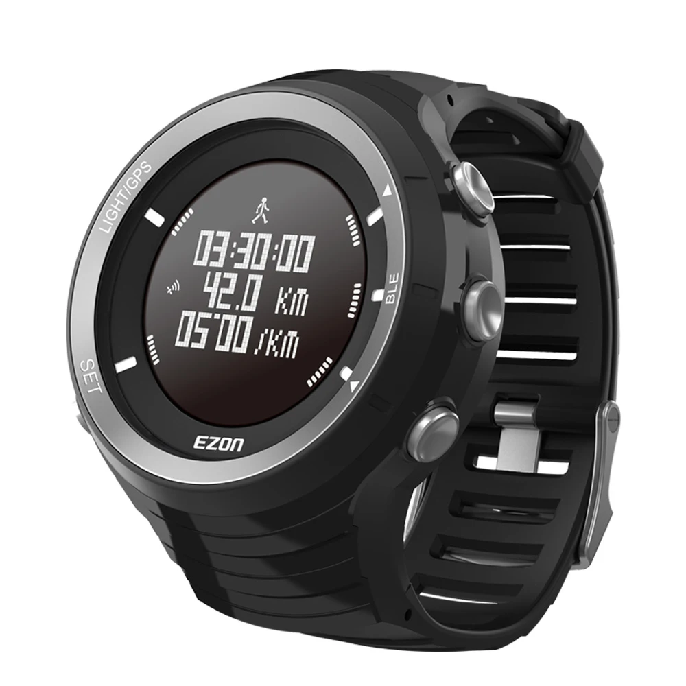 Gps HRM монитор сердечного ритма спортивные фитнес-часы для активного отдыха, Пешие прогулки, бег, спорт, калории, Шагомер Bluetooth 4,0 спортивные умные часы