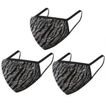 

3pc Washable Proof Dustproof Comfortable Reusable Face Mouth Cover Breathable Outdoor maschere Face Cover Toiletry Kits