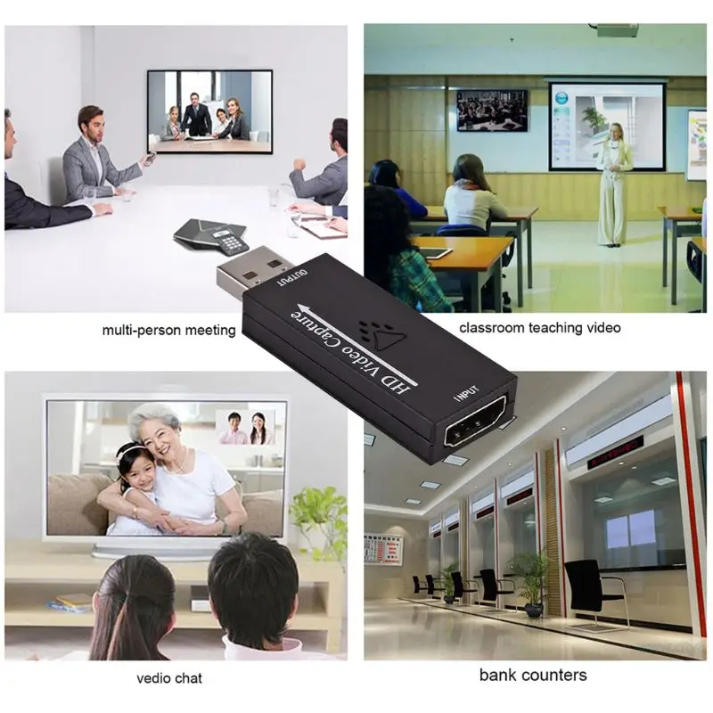 Новая и популярная видеокарта 1080P HD HDMI интерфейс USB 2 0 коробка для записи игр/видео
