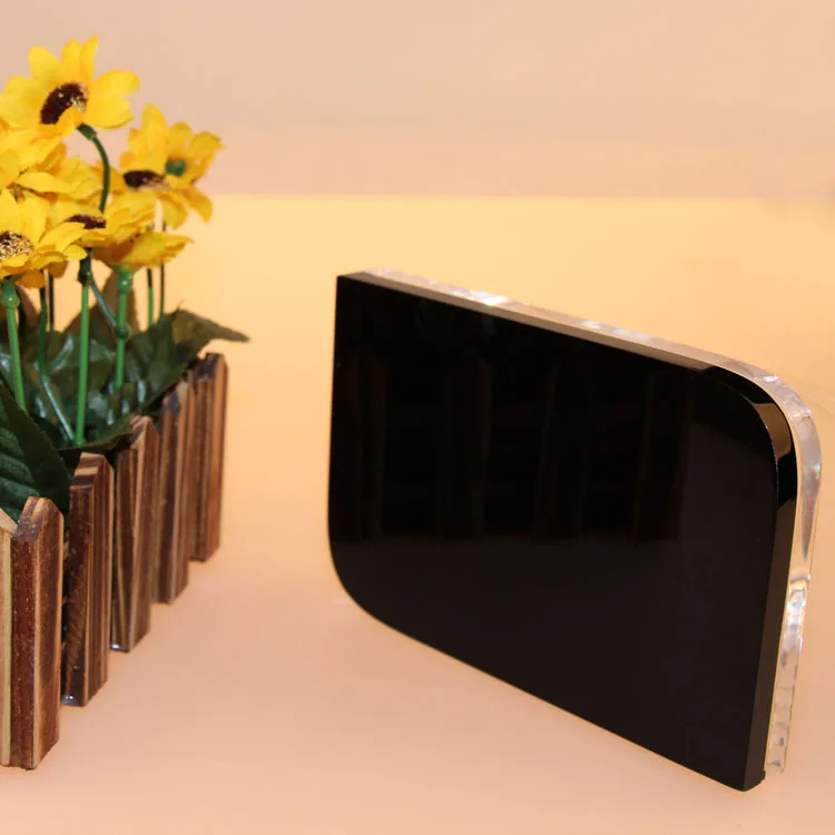 

Supply Acrylic Photo Frame Imitate Leaves Beautiful Curve Photo Frame Acrylic Strong Magnetic Frame