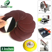 

110V/220V New Style DIY Polishing Grinding Machine Cutter Edges Sharpener 3 Inch Self-adhesive Disc+10PCS Sandpaper