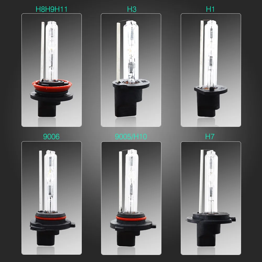 SUKIOTO 12V 55W H7 Xenon HID Conversion Kit H1 H3 H11 9005 9006 Xenon Lamp Bulbs DC Digital HID Ballast 4300K 5000K 6000K 8000K (1)