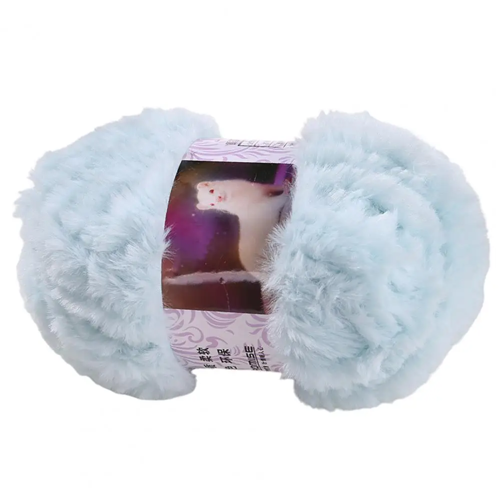 50g/Roll Crochet Thread Yarn Hair Wool Cashmere for Hand Knitting Crochet Sweater Thread Baby Clothes Scarf Fluffy Mink Yarn