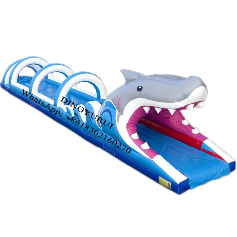Коммерческая Акула воды надувная гигантская горка надувная игрушка для воды