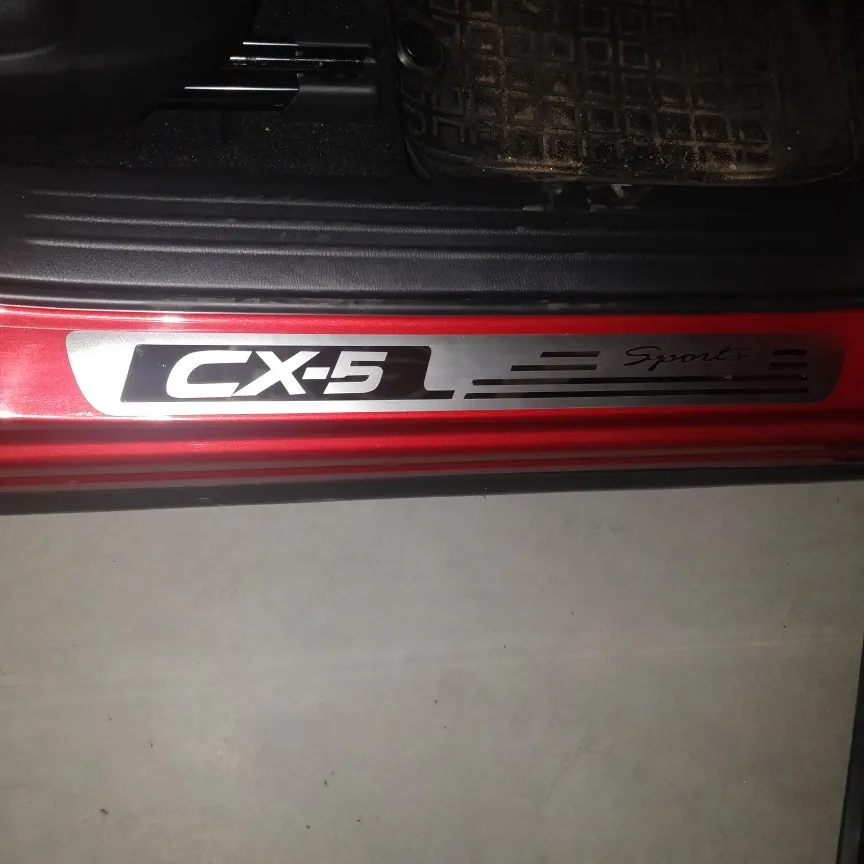 Для автостайлинга Mazda Cx 5 Cx5 крышка порога Накладка Защитная дополнительная