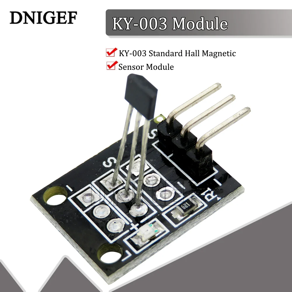 10 Pcs/lot Ky003 Standard Hall Sensor Module For Arduino Avr Smart Cars Pic Good Ky