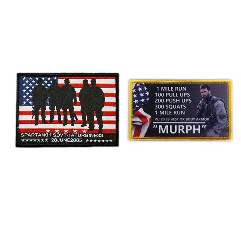 2 шт./компл. военные нашивки Управление Red Wings Murph вызов тактические бейджи