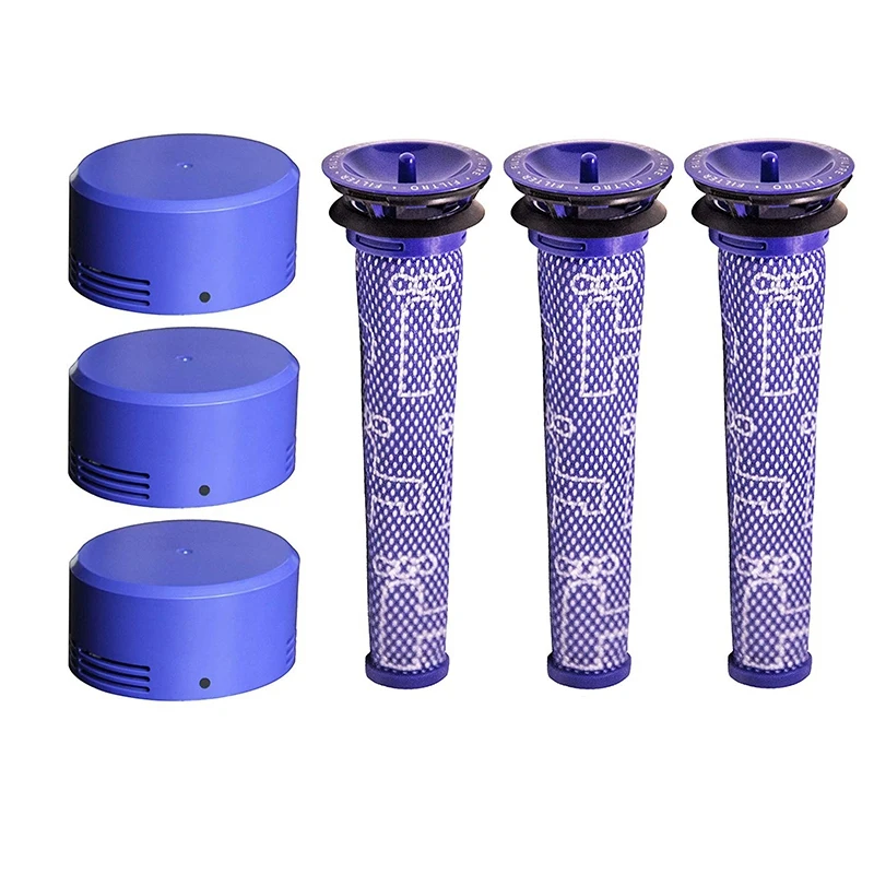 

6PCS Vacuum Cleaner Accessories for Dyson DC5 / 59 V6V7V8 Front Filter V7 V8 Rear Filter Set