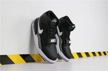 

Nike Air Jordan Legacy 312 x Just Don Black Cement Basketball Shoes For Men Women High End Comfortable Sports Outdoor Sneakers