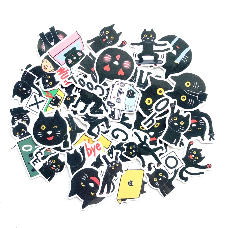 40pcs My cat Decorative Stickers Adhesive Stickers DIY Decoration Diary Japanese Stationery Stickers Children Gift