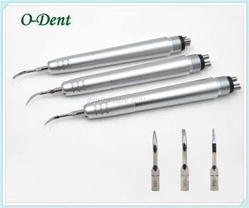 

1pc Dental air Scaler ultrasonic Scaler Handpiece with 3 Tips G1/G2/G4 for dental unit