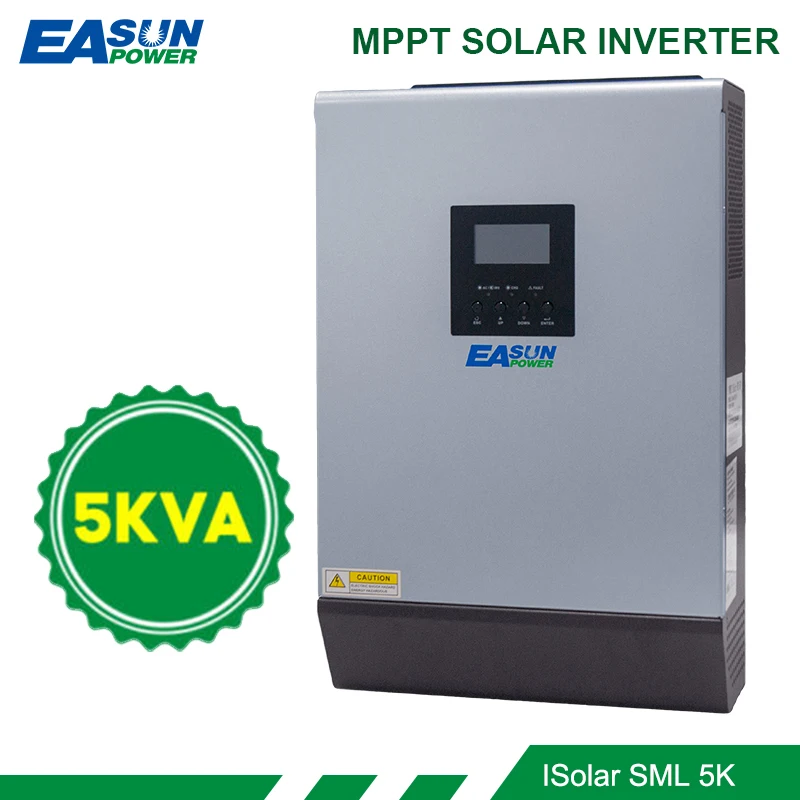 Solar Wechselrichter 5Kva 4000W Off-Grid Inverter 24Vdc 220V 80A MPPT Ladegerät 