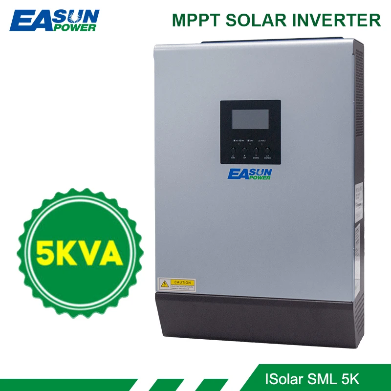 5KVA солнечный инвертор 4000W 48V 230V Гибридный Инвертор чистой синусоидальной волны