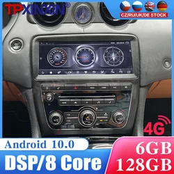 Radio con GPS para coche, reproductor Multimedia con Android 10, 128GB, navegador, accesorios, dvd, 2Din, Para Jaguar XJ 2009, 2010, 2011   2018