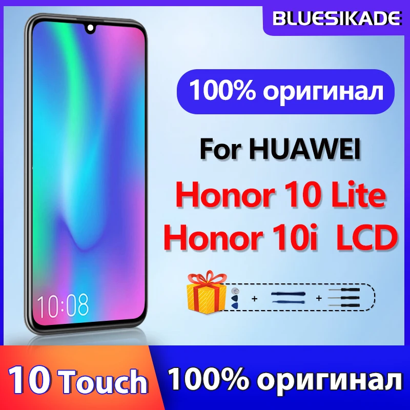 6 21 &quotОригинальный дисплей для Huawei Honor 10 Lite зеркальный ЖК-дисплей сенсорный экран