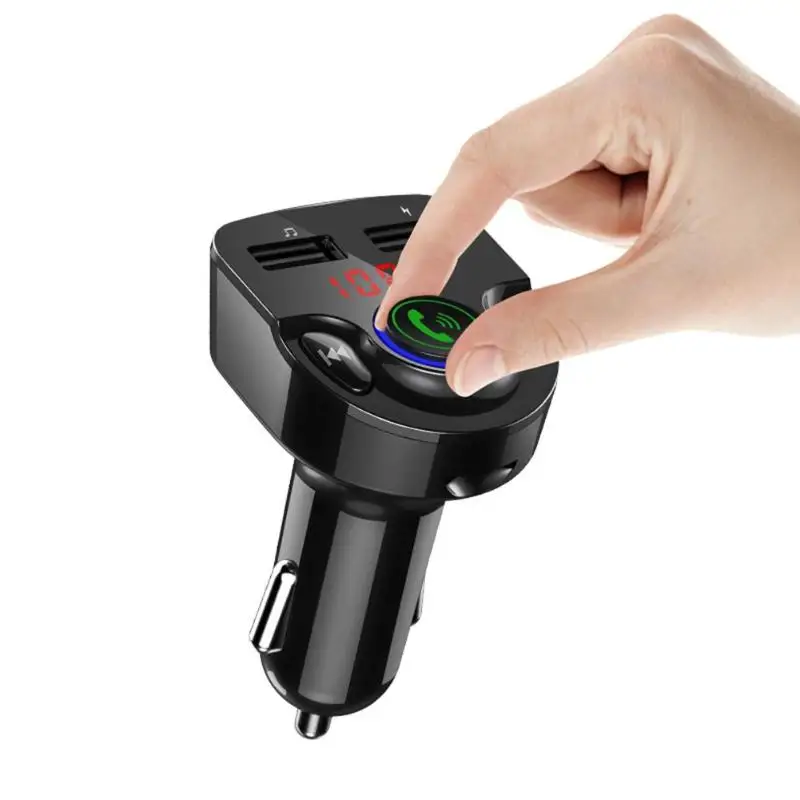 Прочный fm-передатчик Handsfree автомобильный комплект G32 fm-передатчик Bluetooth Handsfree автомобильный комплект TF MP3 плеер двойной USB зарядное устройство