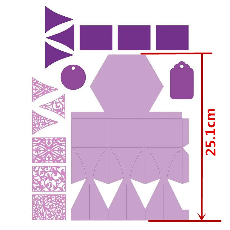 gemini---box-making-dies---coloured-die-render---hexagon-gift-box_副本