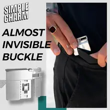 

Multi-Function Belt Clip Lazy Belt Cordless Buckle Belt tighten the Waistband of Pants and Skirts Invisible Belt Clips