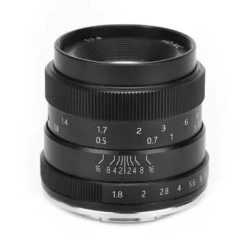 

lente para celular 50mm F1.8 for Fuji Mount Half-Frame Portrait Fixed-Focus Lens Fit for Fuji XT-3 XT-100 XT-30 Mirrorless Lens