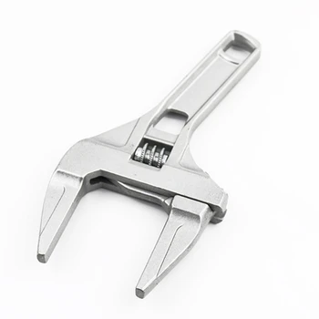 

1PC Multi-function Short Handle Spanner Portable Large Opening Repair Spanner Hand Tools Wide Mouth Type