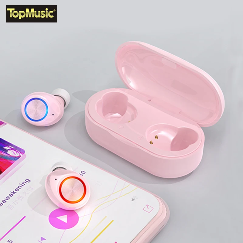 TW60 TWS Bluetooth V5.0 гарнитура спортивные беспроводные наушники 3D стерео наушники мини вкладыши двойной микрофон с зарядным устройством