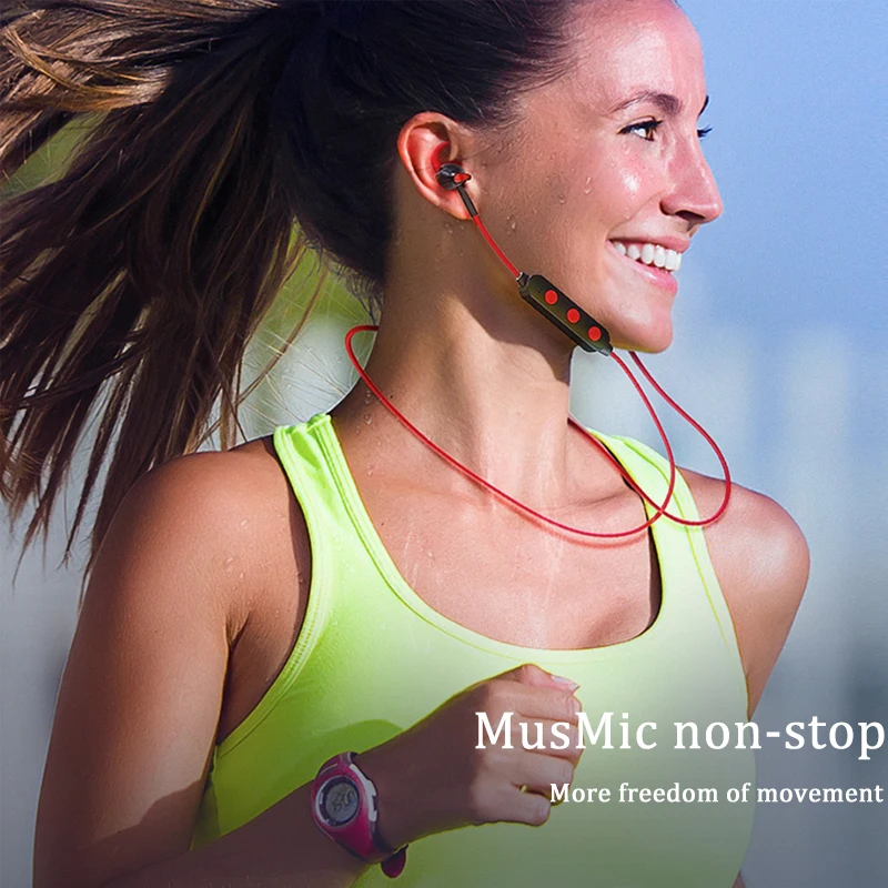 HOCO Bluetooth Earphones TF Card Wireless Headset with Mic for iPhone X Xiaomi Samsung Stereo In Ear Hook Earbuds Sports Running
