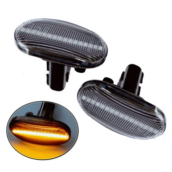 

2X Sequential LED Side Marker Lights For Suzuki Jimny Mazda Off-road Chevy Cruze High Quality ABS LED Side Marker Light Amber