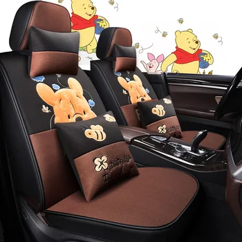 

Full Coverage flax fiber car seat cover auto seats covers for Mercedes benz aclass cla c slc slk cls e cl class