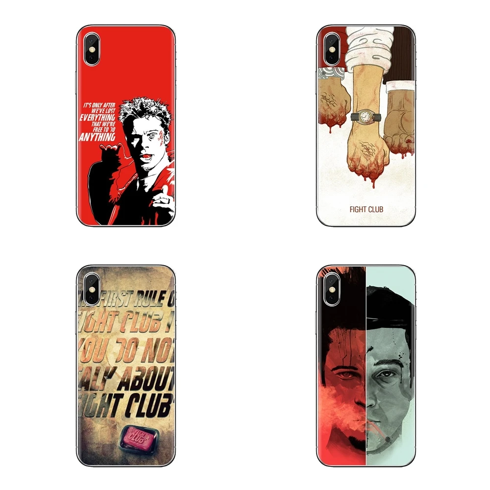 Fight Club 1999 Transparent Soft Cases Covers For Xiaomi Redmi 4A S2 Note 3 3S 4 4X 5 Plus 6 7 6A Pro Pocophone F1 |