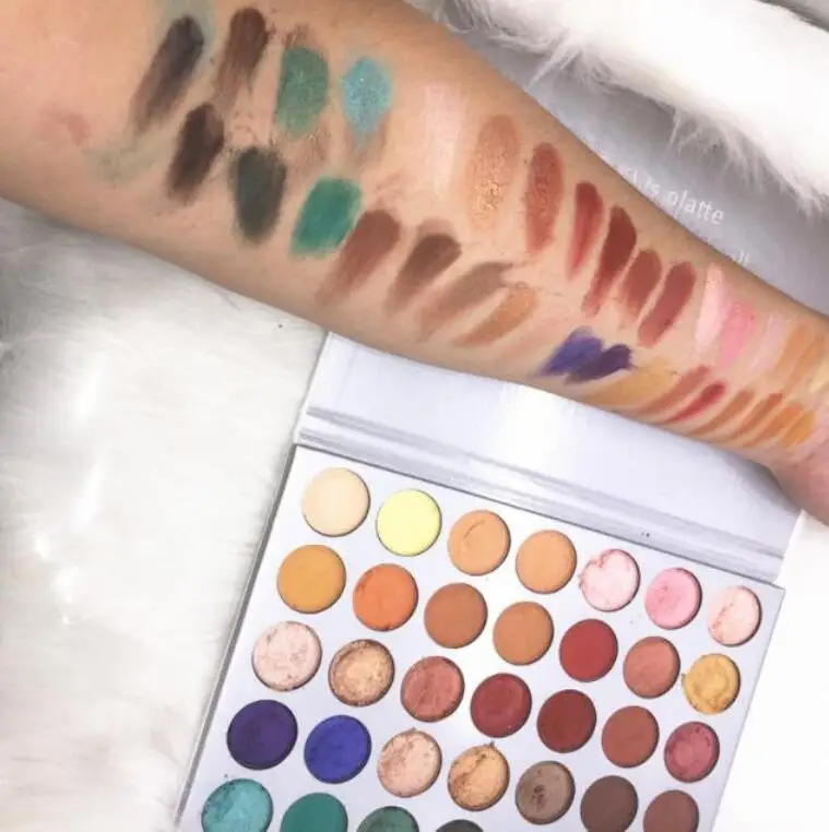 Новинка, тени для век James Charles Makeup Artist, 39 цветов, палитра теней для век, натуральный стойкий блеск, сияющая косметика для красоты - Цвет: hill