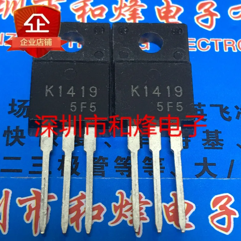 Оригинальный Новый 5 шт./K1419 2SK1419 MBRF10H150CT UTC10N60L RJP30E1 TO-220F TO220F | Электронные компоненты