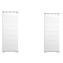 2 Pcs Adjustable Closet Wardrobe Organizer Wall Mounted Storage Shelf Space Home Cabinet Holder, 30-40Cm & 50-80Cm