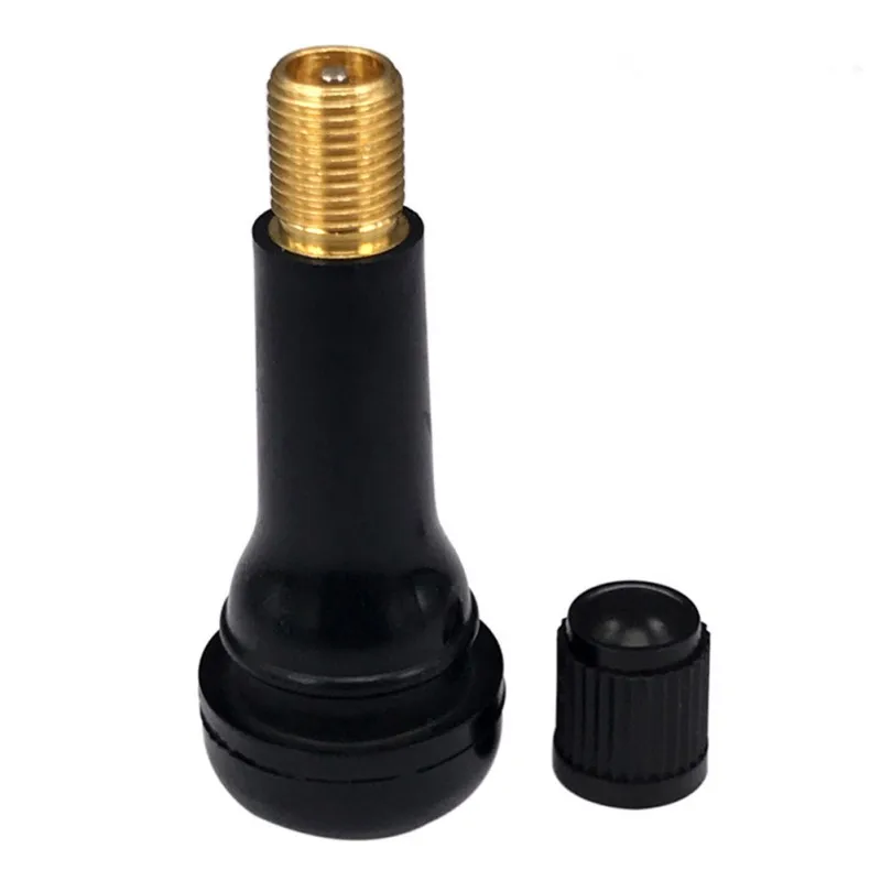 

1pcs Car Valve Snap In Rubber Tubeless Tire Valve Cap Wheel Stem Vacuum Nozzle Rim Hole TR413 45mm Car Tire Wheel Accessories