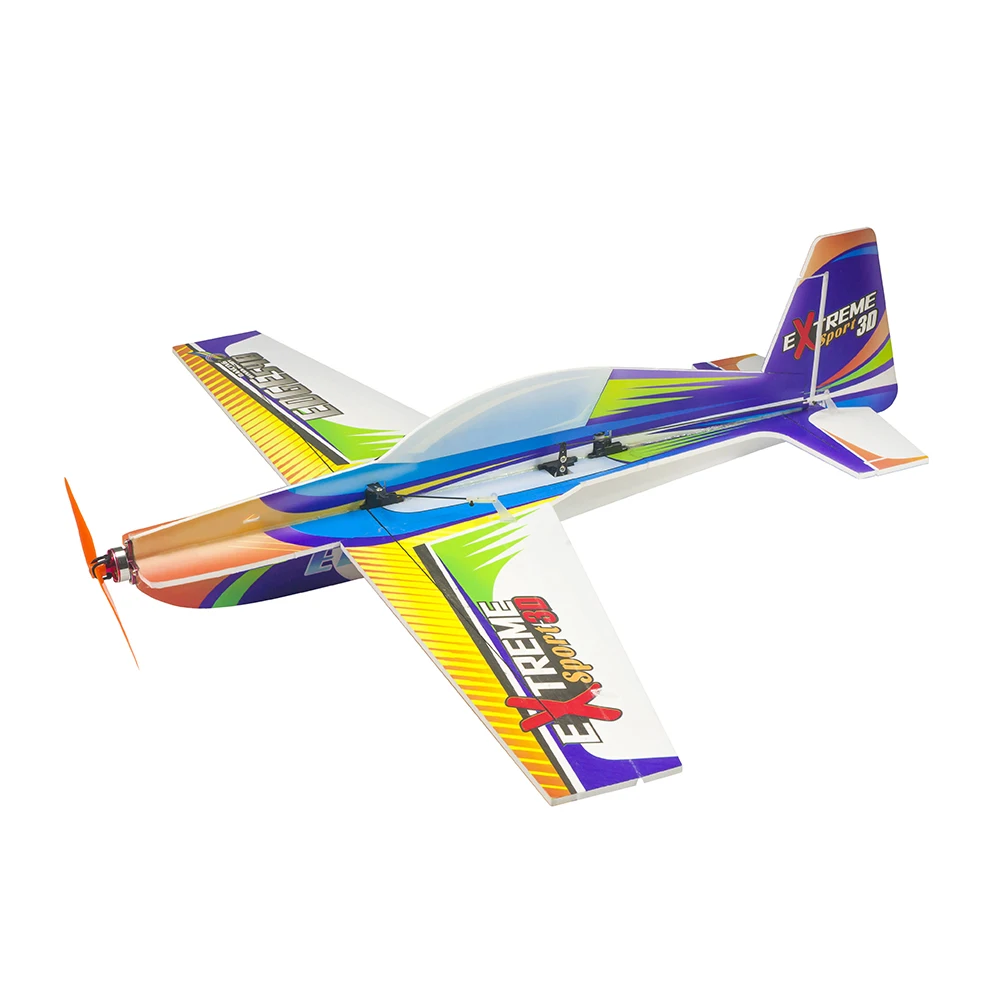 

2021 New 3D Flying Foam PP RC Airplane Xtreme Sports Model 710mm(28") Wingspan Kit Hobby Toy Lightest Indoor Outside