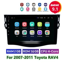 " 2din Android 9,1 автомобильный Радио мультимедийный видео плеер для Toyota RAV4 Rav 4 2007 2008 2010 2011 Стерео gps навигация Wifi