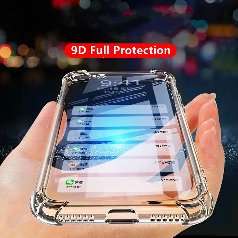 Прозрачная Противоударная задняя крышка для Vivo iQOO Z1 Z3 U1x V17 Neo 5 V21e V20 SE Pro Y50 Y30 Y20 Y11 Y12